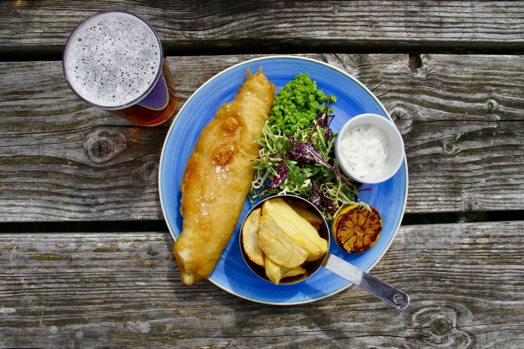 Fish and beer